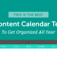 Content Calendar Spreadsheet For 2019 Social Media Content Calendar: How To Easily Plan Every Post