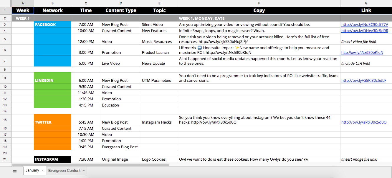 Content Calendar Spreadsheet With Why Your Spreadsheet Content Calendar Sucks  How To Make It Better