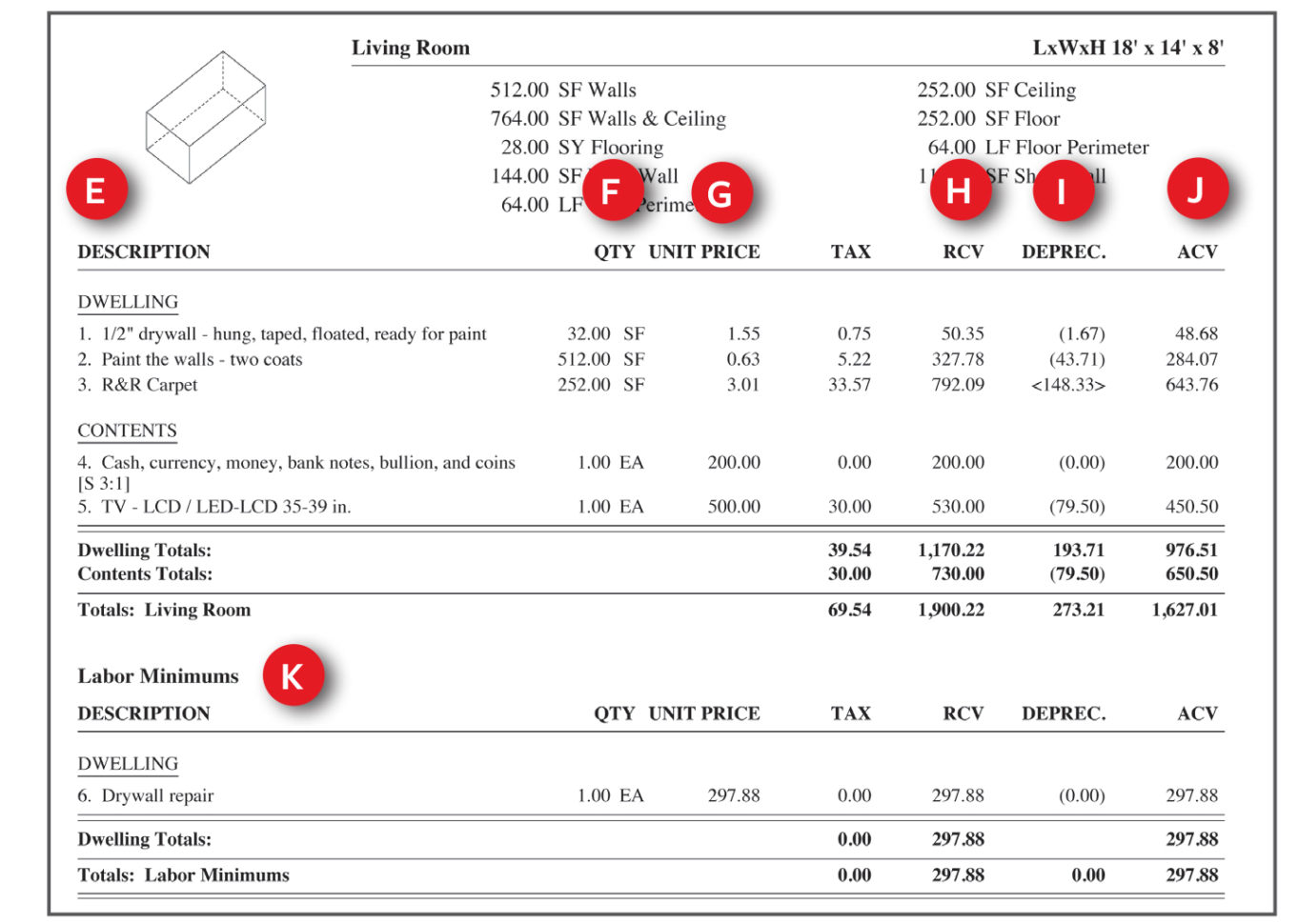 Contents Insurance Calculator Spreadsheet — db-excel.com