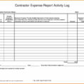 Contractor Expenses Spreadsheet With Independent Contractor Expenses Spreadsheet Template
