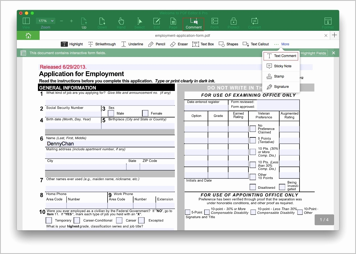 free secure fillable pdf creator