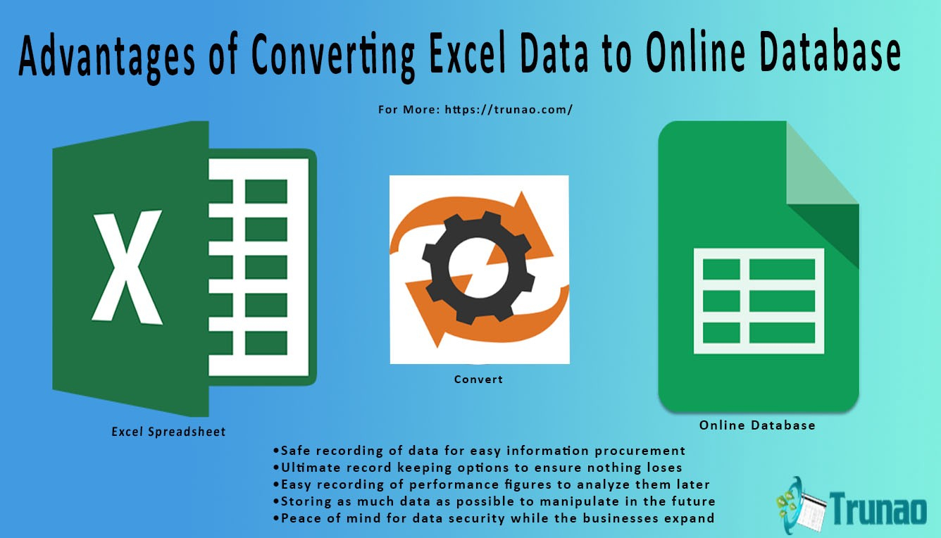 Convert Excel Spreadsheet To Online Database Regarding What Are The Benefits Of Converting Excel Data To Online Database?