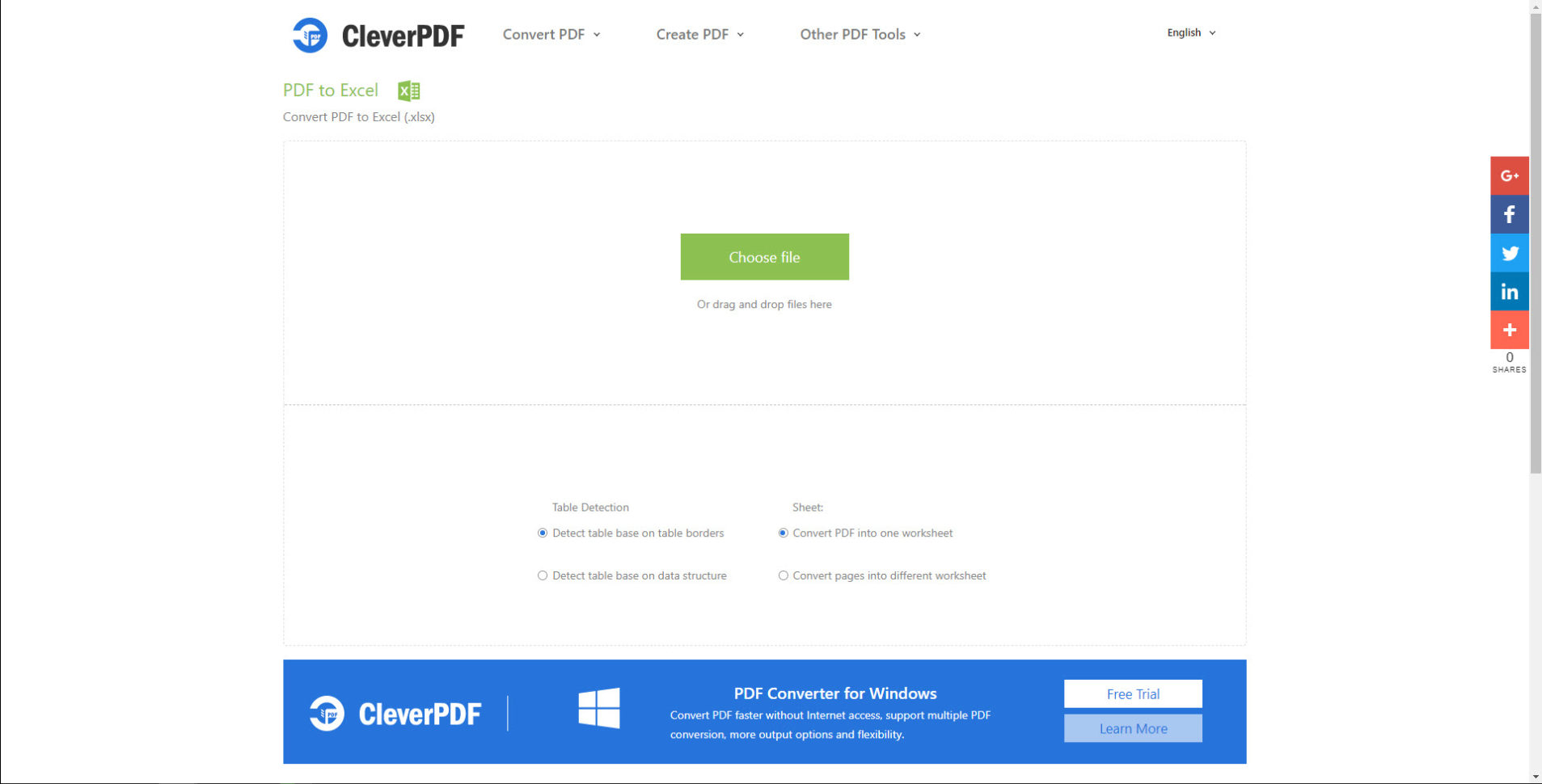 Convert Pdf Table To Excel Spreadsheet In Convert Pdf To Excel Online  Free  Cleverpdf