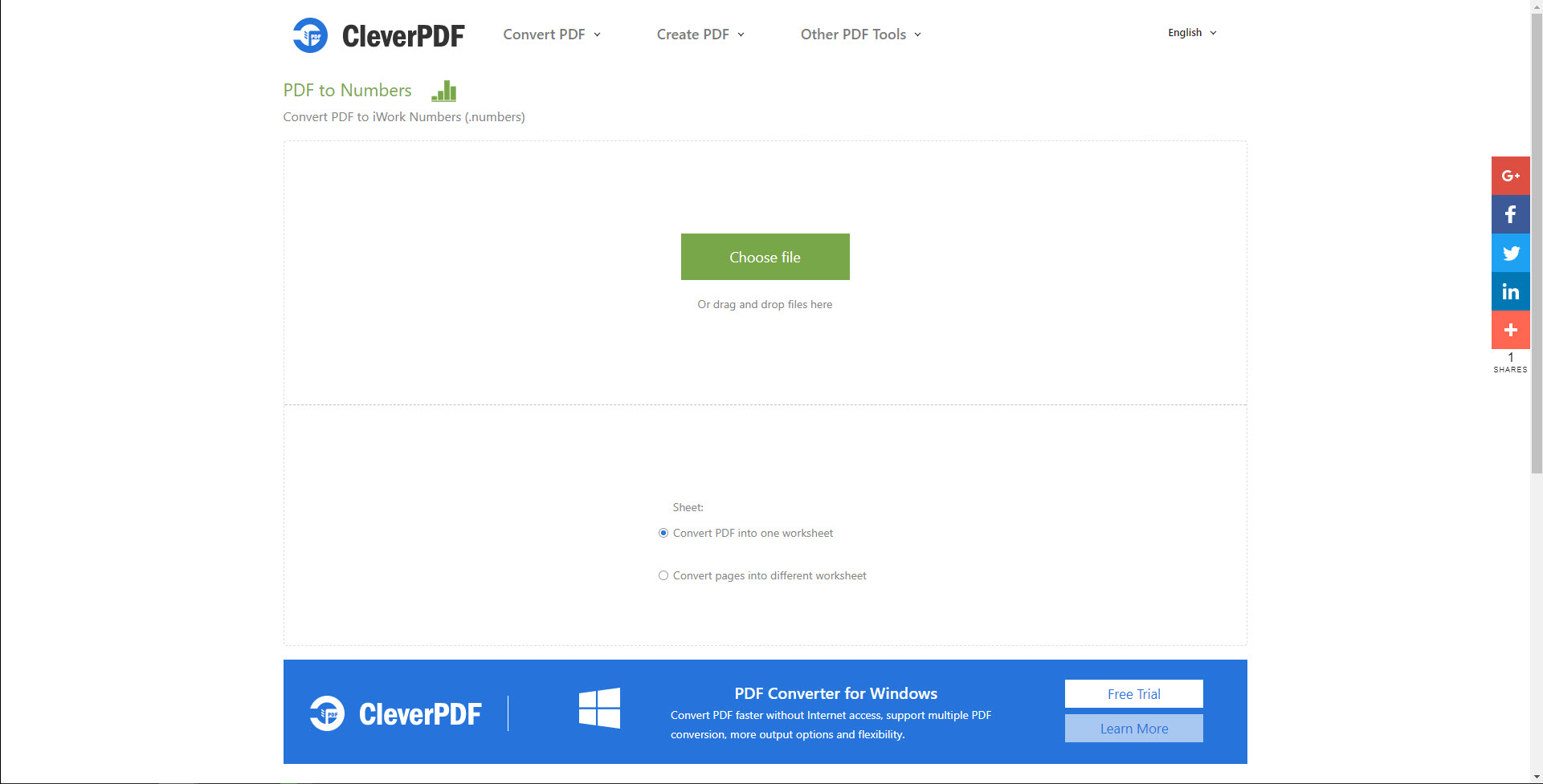 Convert Pdf To Spreadsheet Mac For Convert Pdf To Numbers Online  Free  Cleverpdf