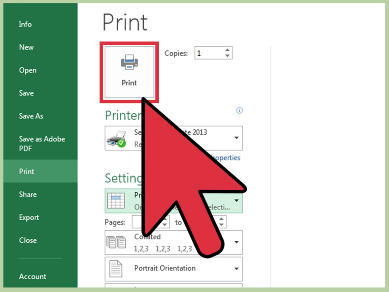 Copy Spreadsheet Intended For 3 Ways To Print Part Of An Excel Spreadsheet  Wikihow