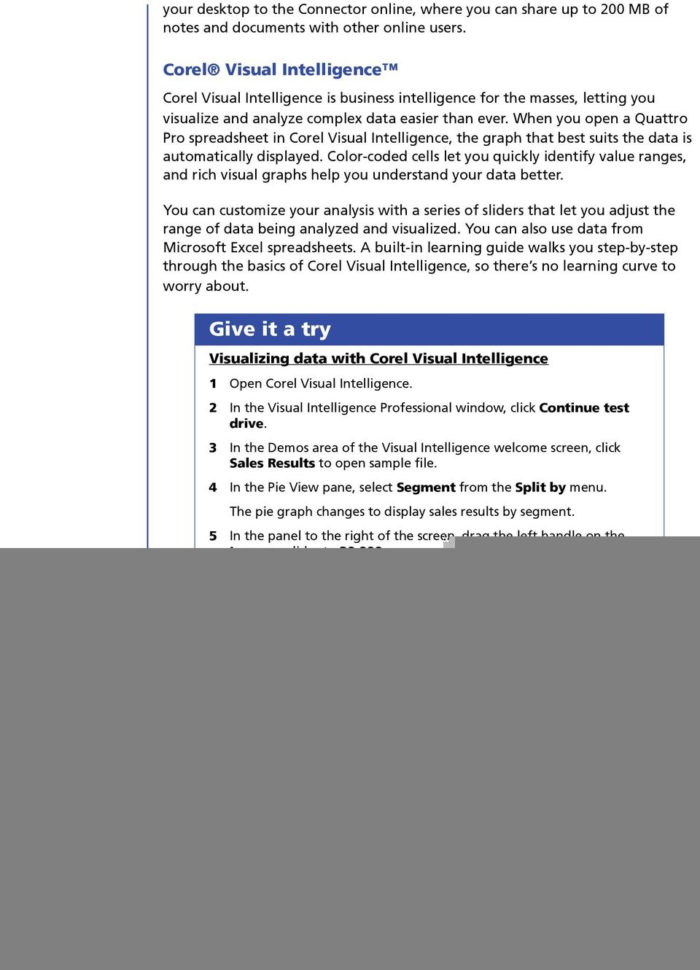 Corel Spreadsheet In Do More With Words, Numbers And Ideas. Reviewer S Guide  Pdf