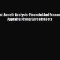 Cost Benefit Analysis Financial And Economic Appraisal Using Spreadsheets Inside Download Costbenefit Analysis: Financial And Economic Appraisal