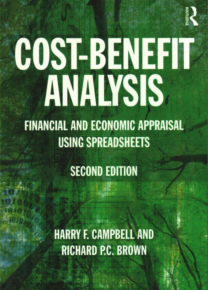 Cost Benefit Analysis Financial And Economic Appraisal Using Spreadsheets Pertaining To Isbn 9781138848801  Costbenefit Analysis: Economic And Financial