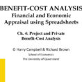 Cost Benefit Analysis Financial And Economic Appraisal Using Spreadsheets With Regard To Benefitcost Analysis Course: Project  Private Analysis  Ppt Download