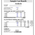 Cost Benefit Analysis Spreadsheet With Regard To 40+ Cost Benefit Analysis Templates  Examples!  Template Lab