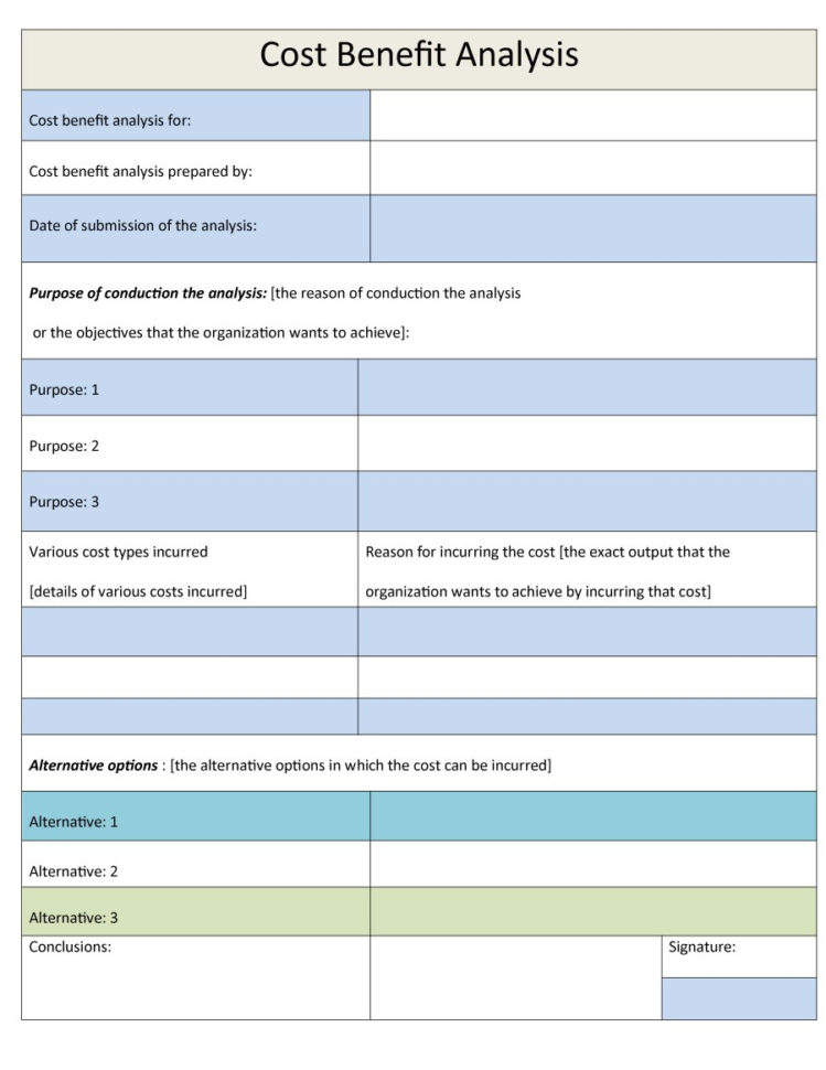 Cost Benefit Analysis Spreadsheet Within 40+ Cost Benefit Analysis Templates  Examples!  Template Lab