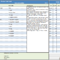 Cost Report Mapping Spreadsheet With Menu  Recipe Cost Spreadsheet Template