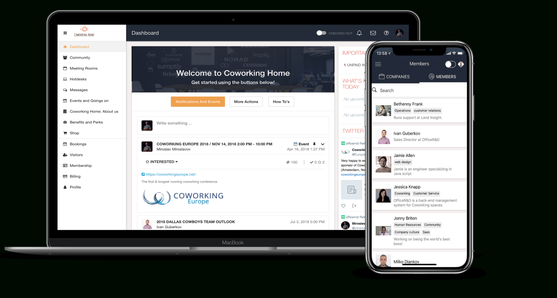 Coworking Space Spreadsheet Inside How To Choose The Best Coworking Software For Your Shared Space
