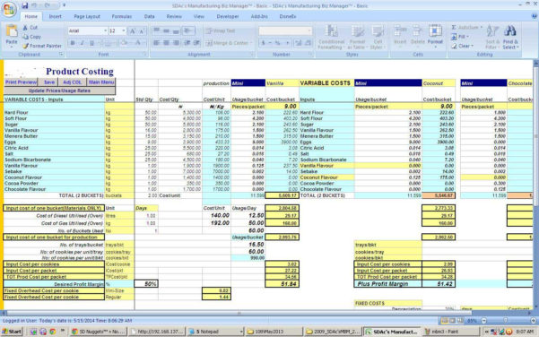 Craft Pricing Spreadsheet Pertaining To Brewery Cost Spreadsheet 