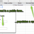 Create A Form In Excel To Populate A Spreadsheet With Regard To Four Skills That Will Turn You Into A Spreadsheet Ninja