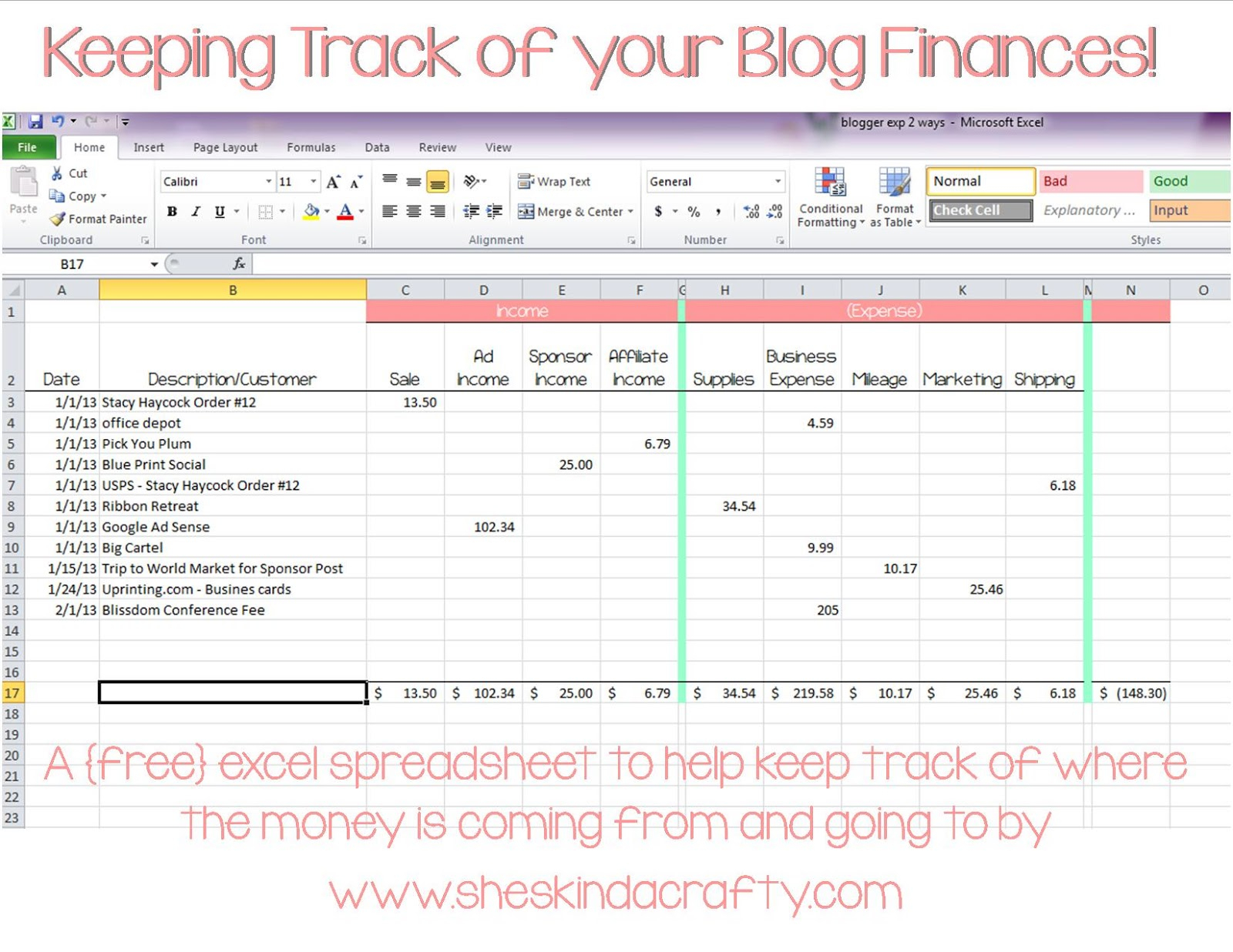 How To Keep Track Of Your Budget In Excel