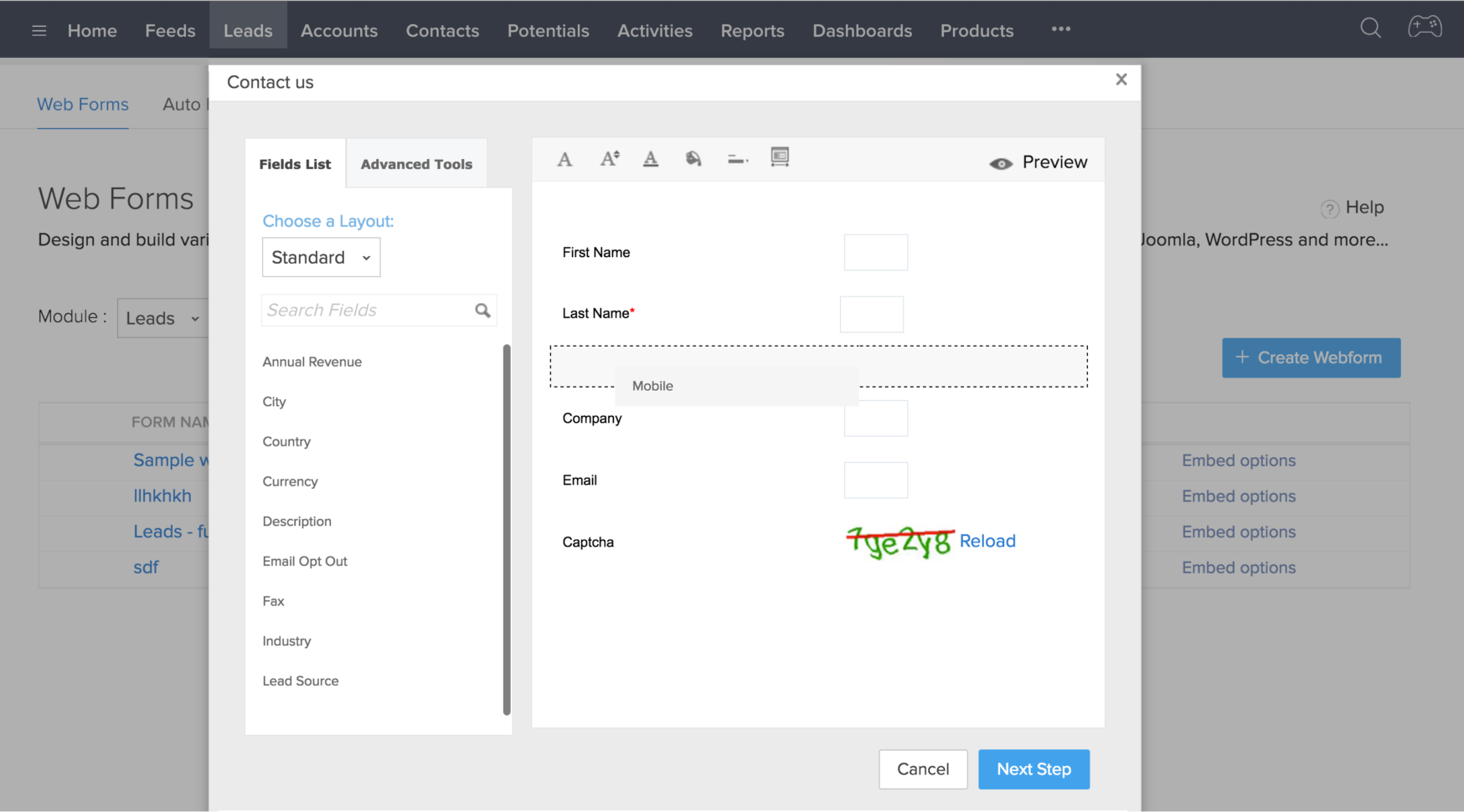 Create Web Form From Excel Spreadsheet For Web Forms For Lead Generation Zoho Crm Create Web Form From Excel Spreadsheet For Web Forms For Lead Generation Zoho Crm