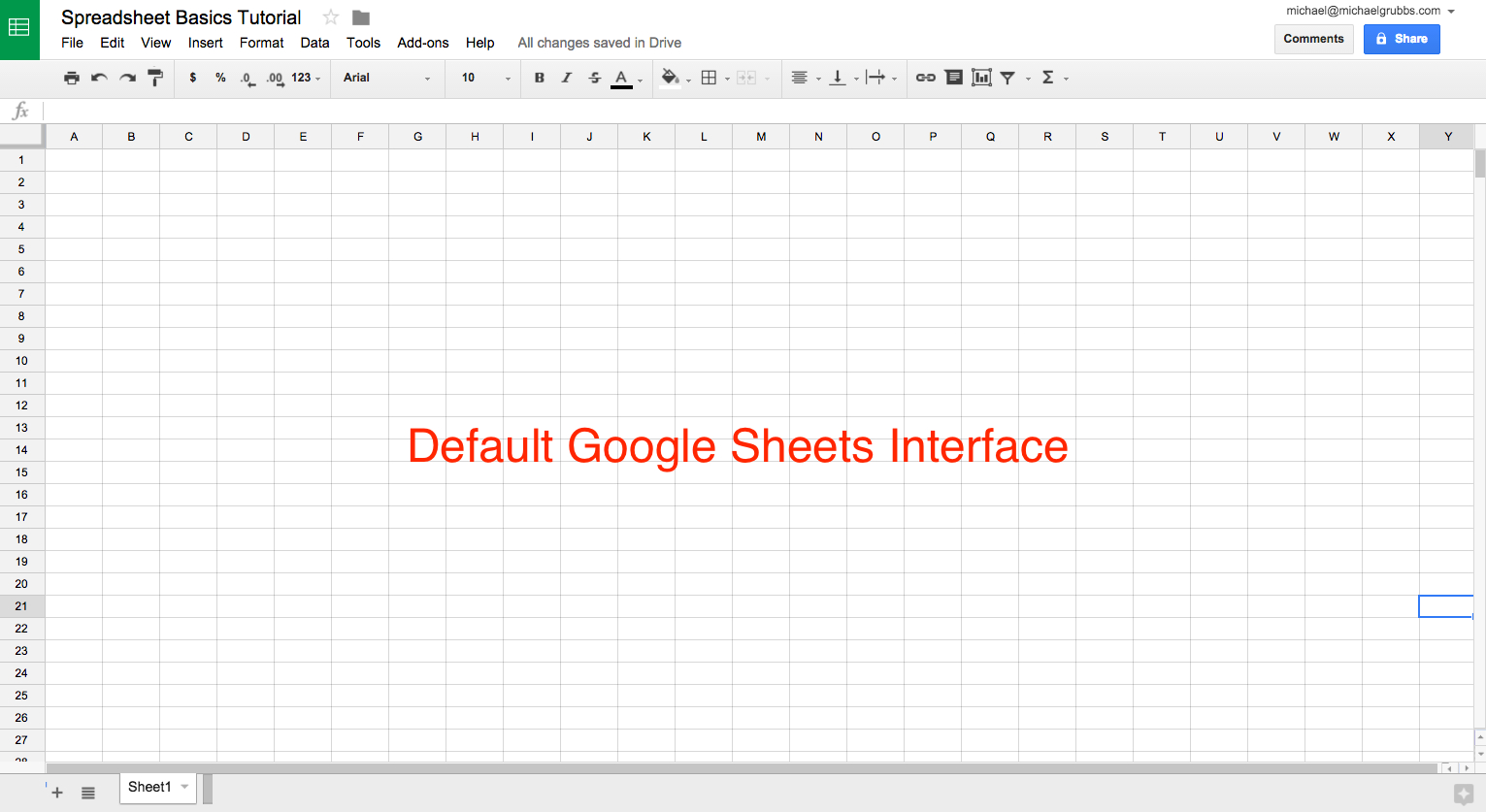 Create Your Own Spreadsheet Free In Google Sheets 101 The Beginner s 