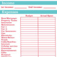 Creating A Family Budget Spreadsheet Within Household Bills Spreadsheet  Resourcesaver