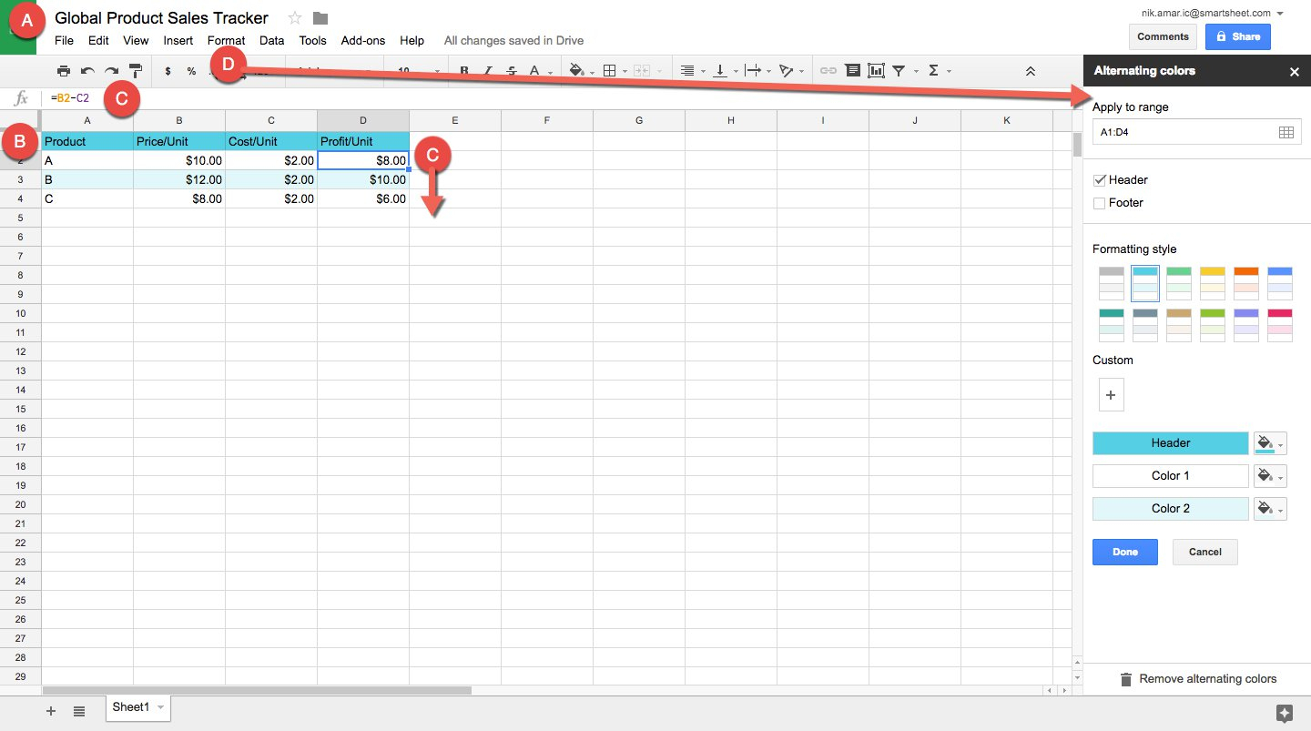 Creating A Spreadsheet In Word Intended For How To Make A Spreadsheet In Excel, Word, And Google Sheets  Smartsheet