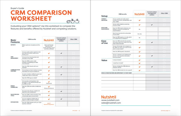 Credit Card Comparison Spreadsheet In Crm Comparison Worksheet Nutshell