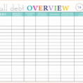 Credit Card Debt Spreadsheet with Budget And Debt Spreadsheet  My Spreadsheet Templates