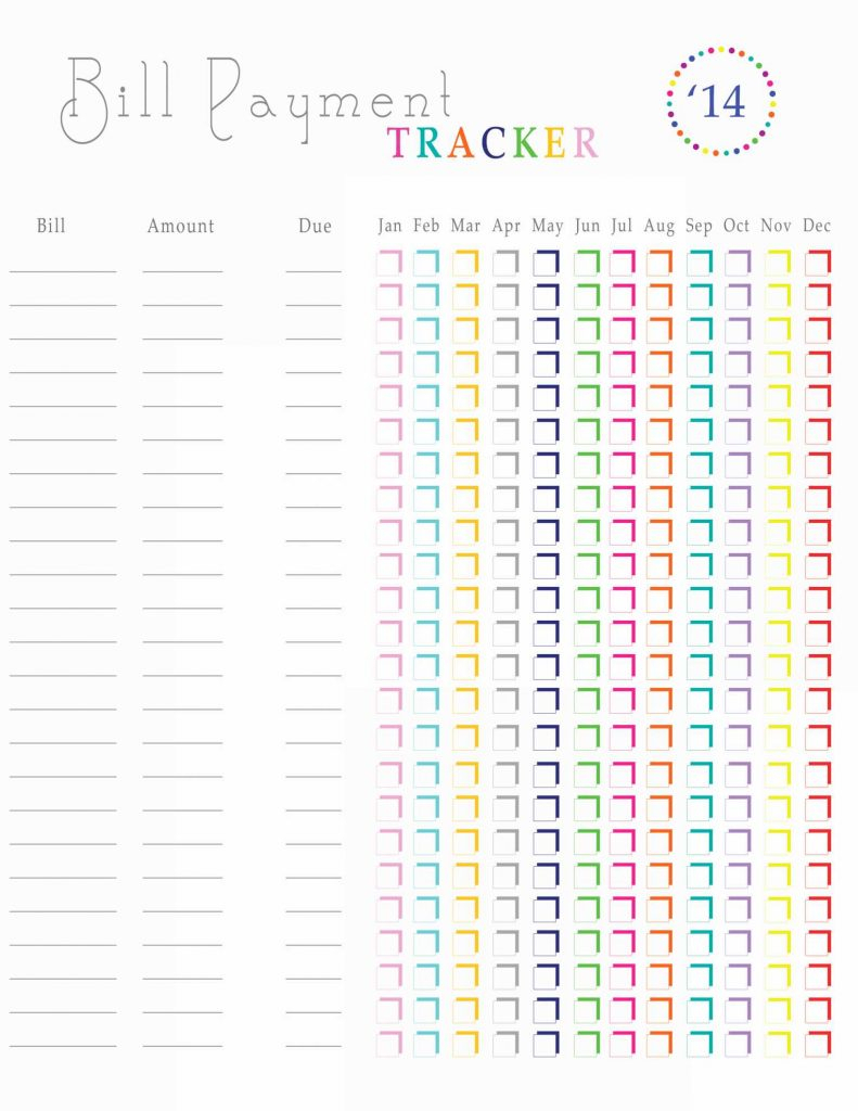 Credit Card Tracker Template