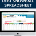 Credit Snowball Spreadsheet Intended For Debt Snowball Spreadsheet » One Beautiful Home