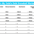 Credit Snowball Spreadsheet Pertaining To Pay Down My Debt's Debt Snowball Worksheet