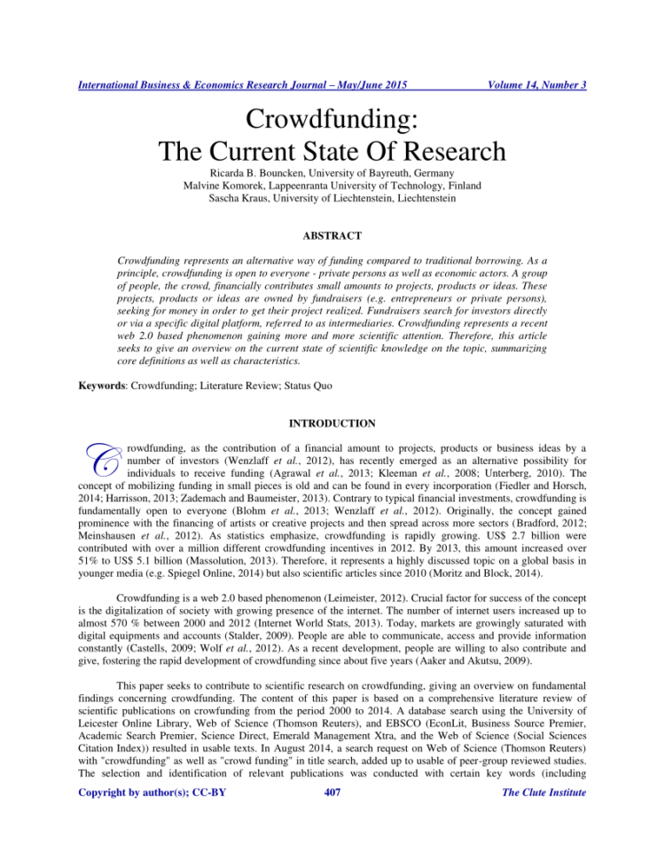Crowdfunding Comparison Spreadsheet For Pdf Approach For Investigating Crowdfunding Campaigns With Platform Crowdfunding Comparison Spreadsheet For Pdf Approach For Investigating Crowdfunding Campaigns With Platform