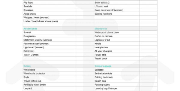 Cruise Comparison Spreadsheet Google Spreadshee cruise comparison ...