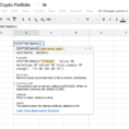 Cryptocurrency Excel Spreadsheet Intended For Import All Live Cryptocurrency Data Into A Spreadsheet In 5 Minutes