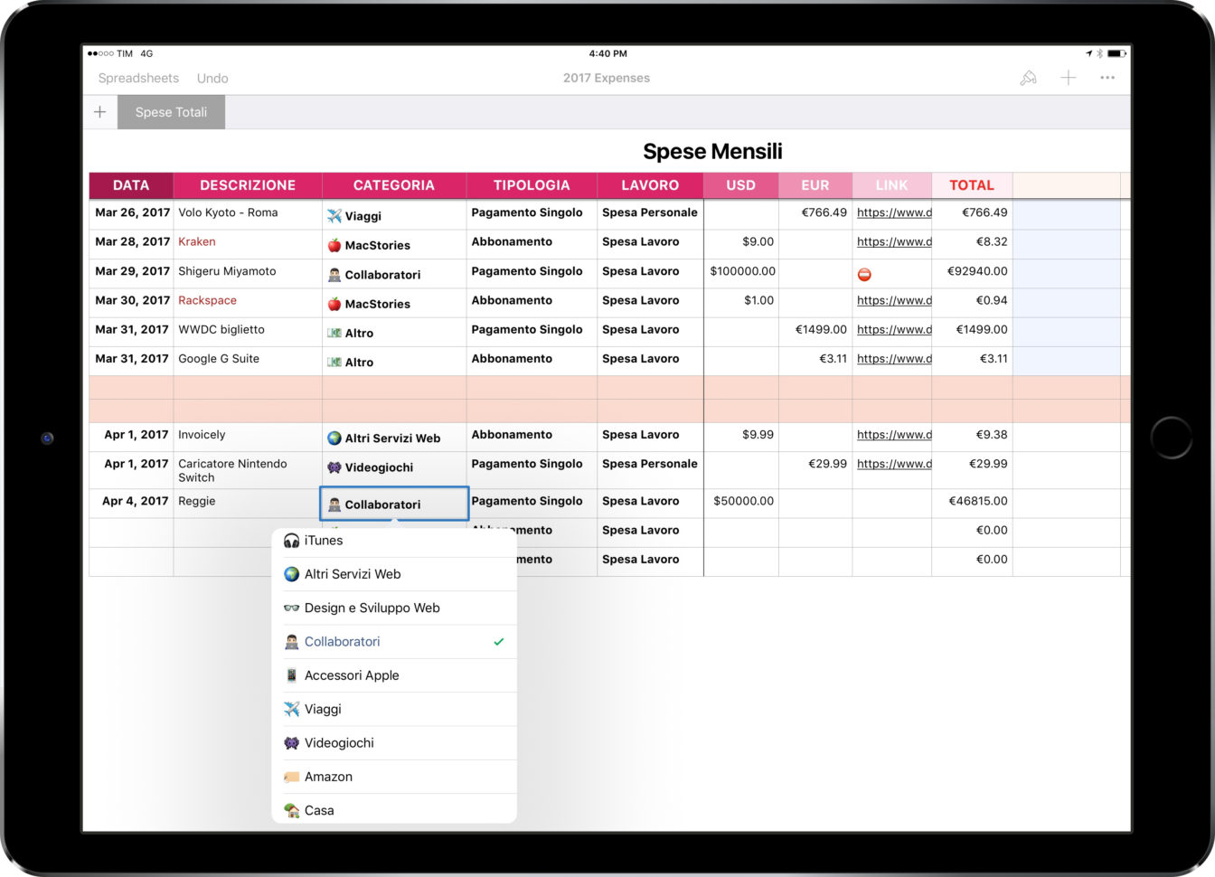 Currency Exchange Spreadsheet Regarding Ipad Diaries: Numbers, Accounting, And Currency Conversions – Macstories