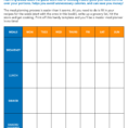 Cycling Training Plan Spreadsheet With Regard To Be A Master Meal Planner With This Template!  Myfitnesspal