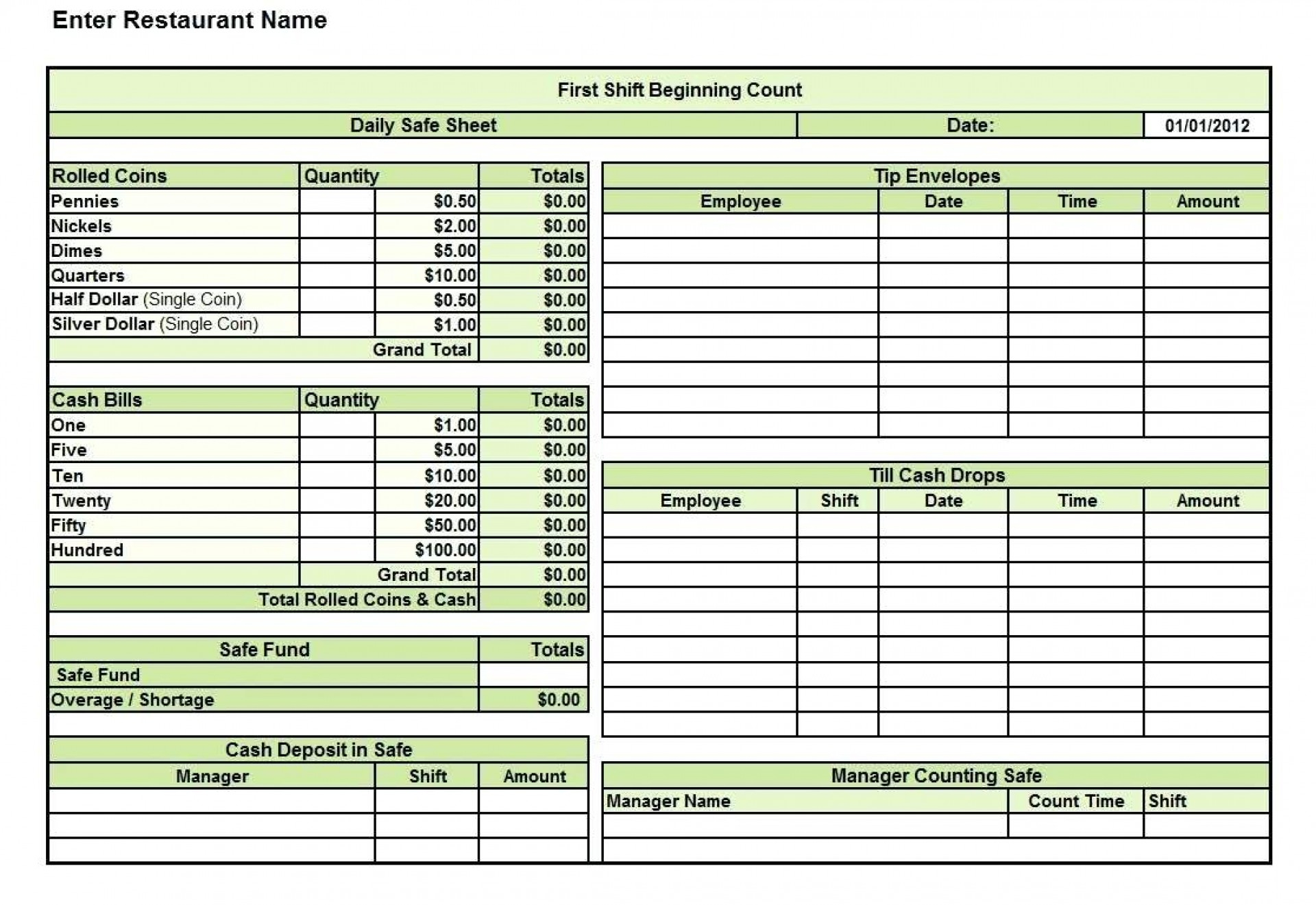 cash flow statement excel