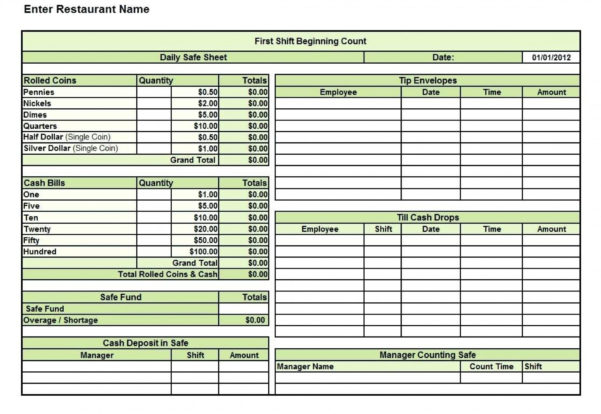 Daily Cash Flow Spreadsheet Template — db-excel.com