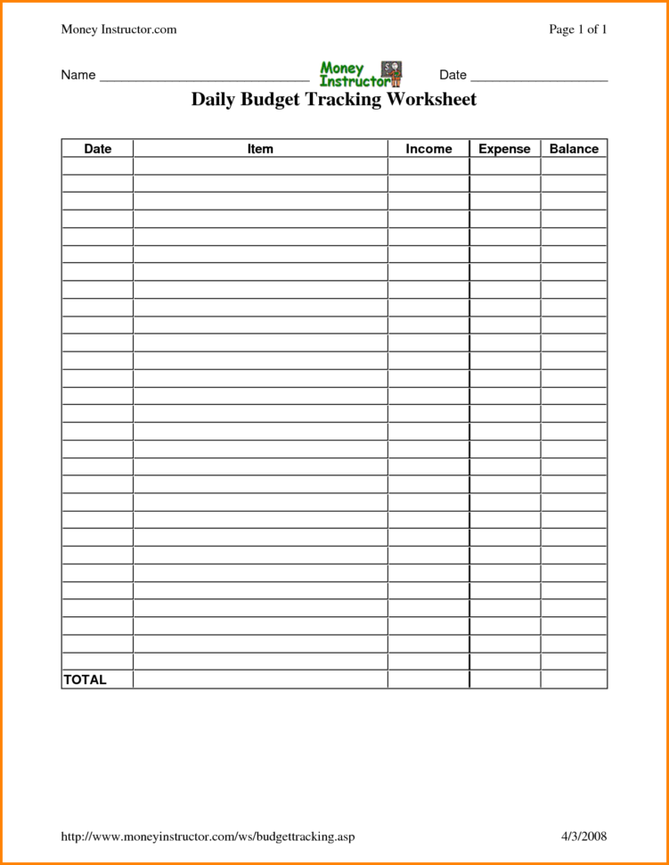 Daily Expenses Spreadsheet With Track Expenses Spreadsheet And Daily Bud Worksheet Worksheets