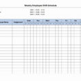 Daily Medication Schedule Spreadsheet Intended For Daily Medication Schedule Spreadsheet Weekly Employee Shift Template