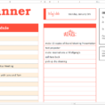 Daily Planner Spreadsheet Within Basic Daily Planner  Excel Template  Savvy Spreadsheets
