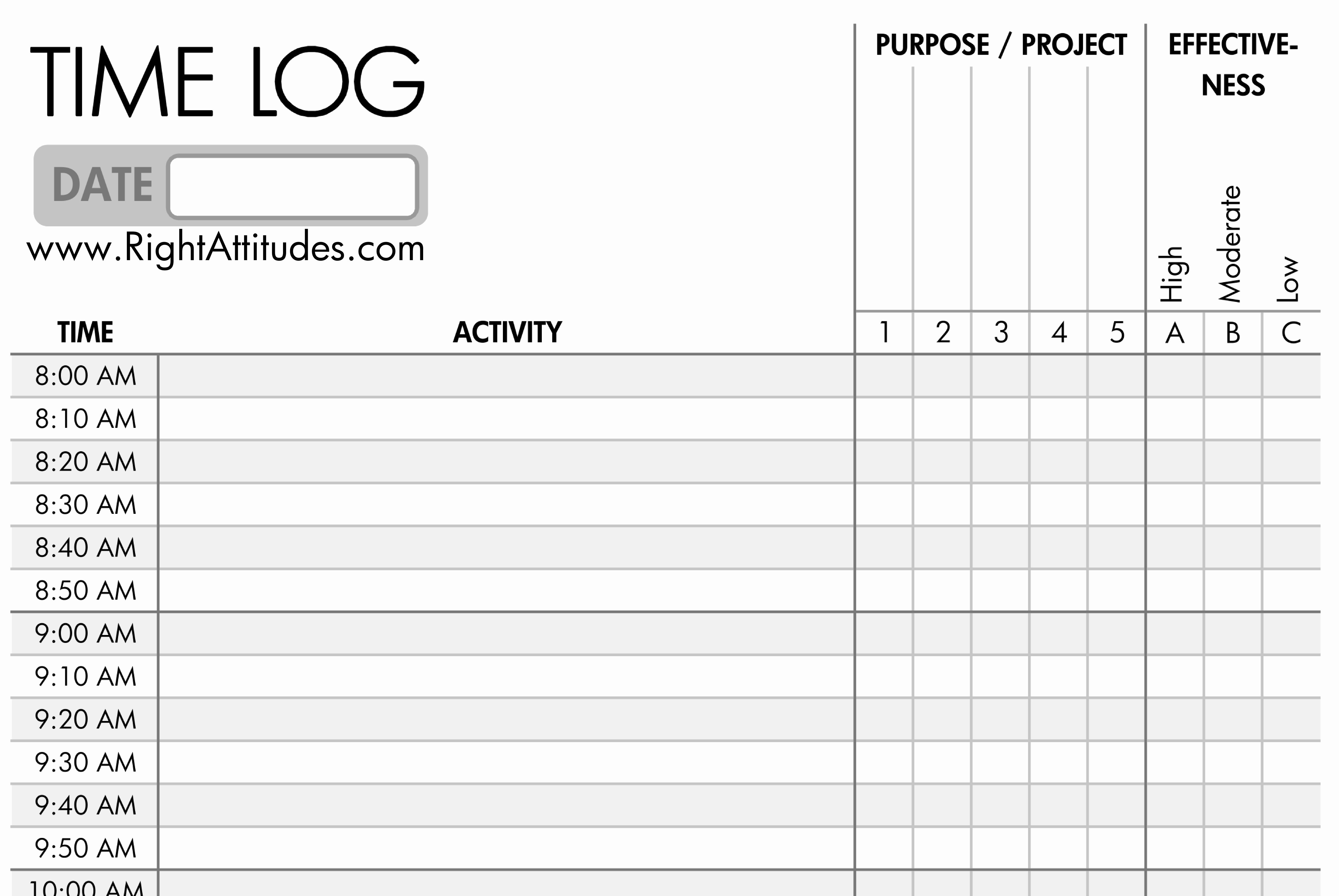 excel daily schedule template track hours