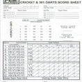 Darts League Excel Spreadsheet Inside Dart Score Sheets