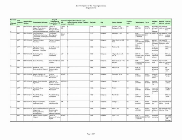 Data Mapping Spreadsheet Template pertaining to Data Mapping Template