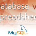 Database Vs Spreadsheet Comparison Table Within Database Vs Spreadsheet  Advantages And Disadvantages
