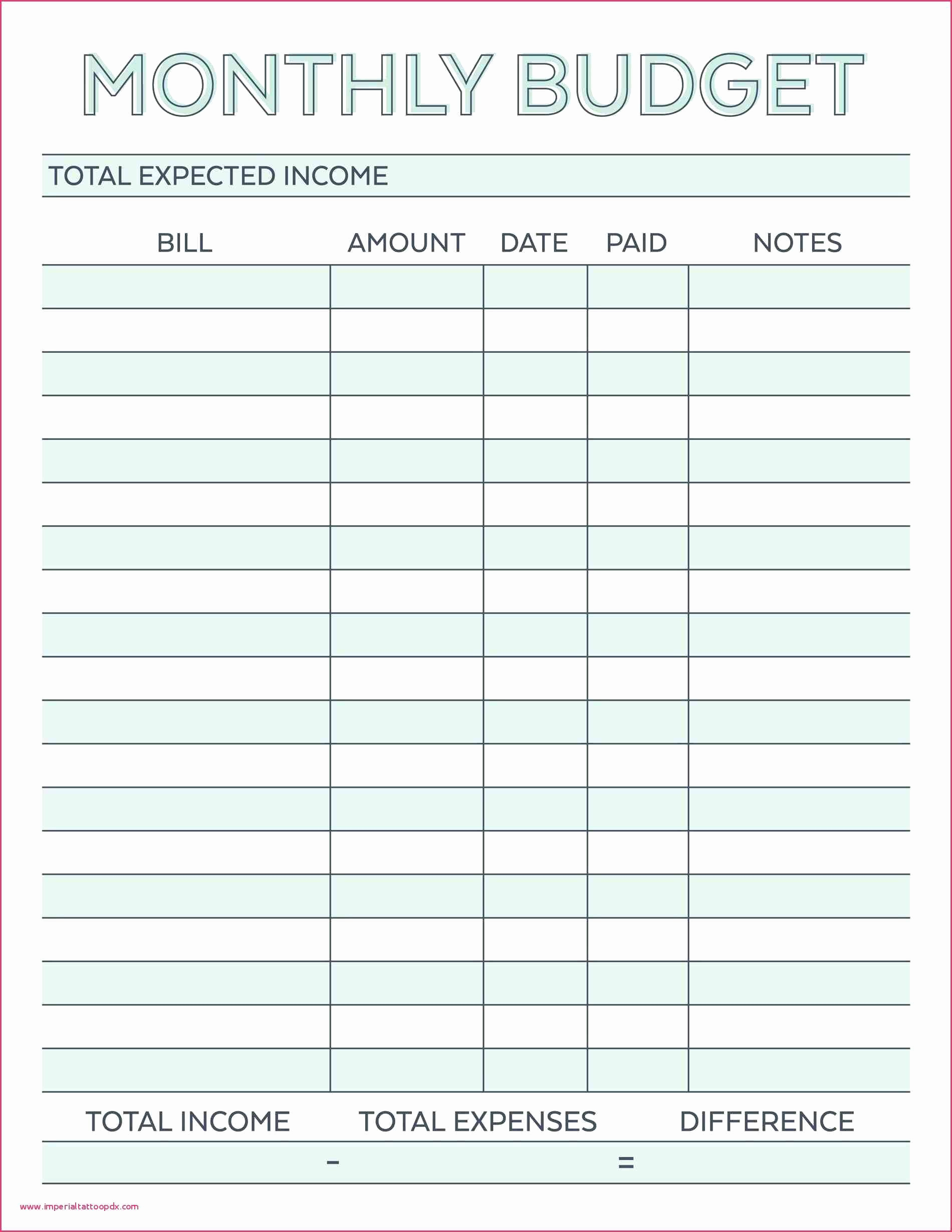 Daycare Expense Spreadsheet Within Child Care Center Budget Template