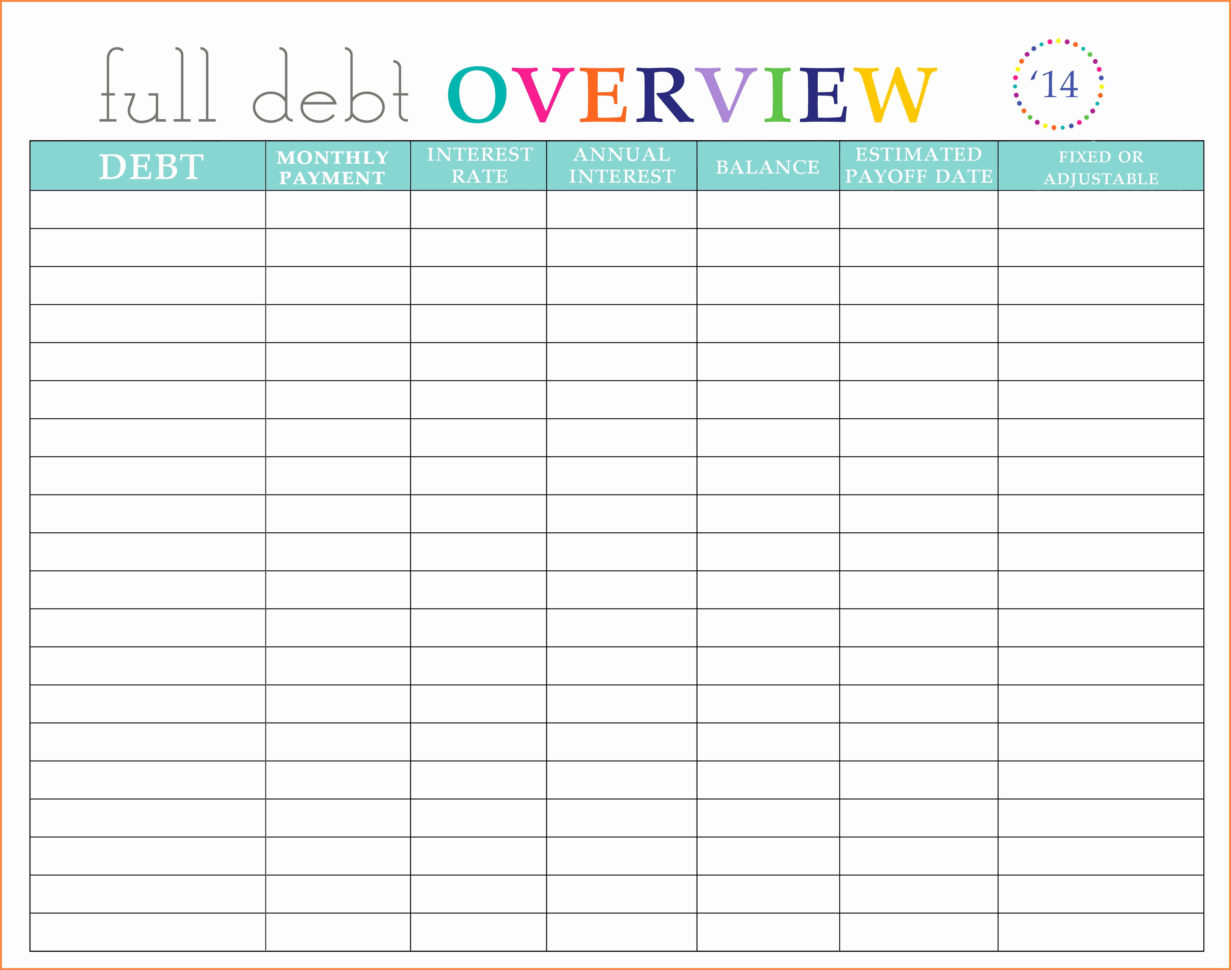 Debt Avalanche Calculator Spreadsheet For Snowball Debt Calculator