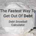 Debt Avalanche Calculator Spreadsheet Intended For Debt Snowball Calculator Pays Off Debt Easy Also Computes "debt