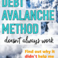 Debt Avalanche Spreadsheet With Regard To The Debt Avalanche Method: The Ultimate Guide With Free Printables