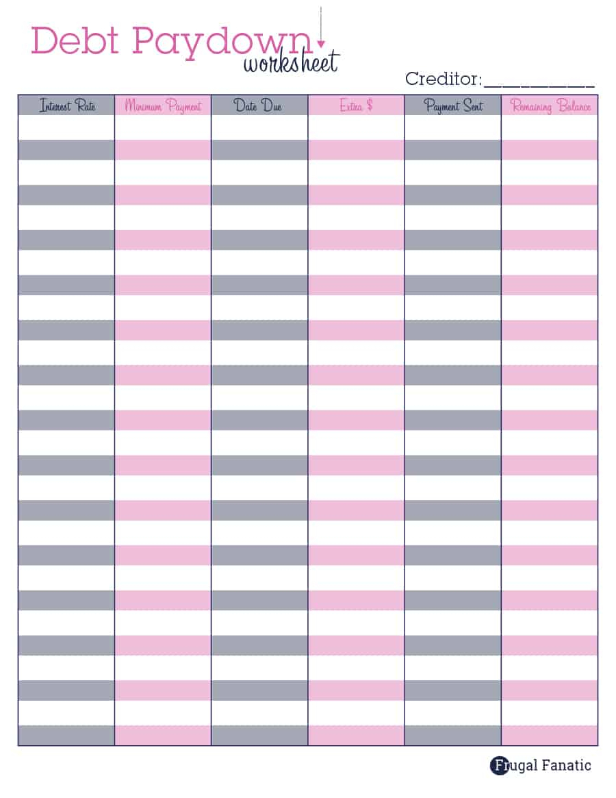 Debt Calculator Spreadsheet pertaining to 38 Debt Snowball Spreadsheets ...