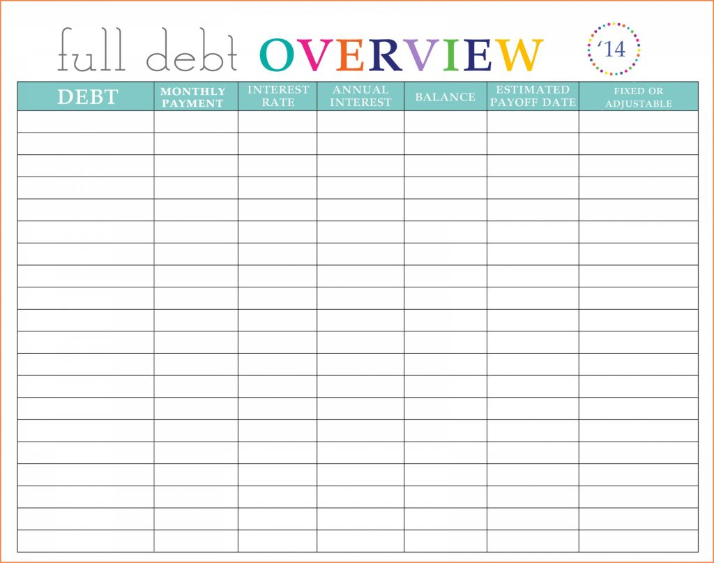 Debt Reduction Plan Spreadsheet within Debt Reduction Spreadsheet Free Snowball Printable Template