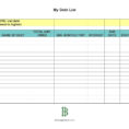 Debt Spreadsheet Template Within The One Week Budget Templates  The Budgetnista